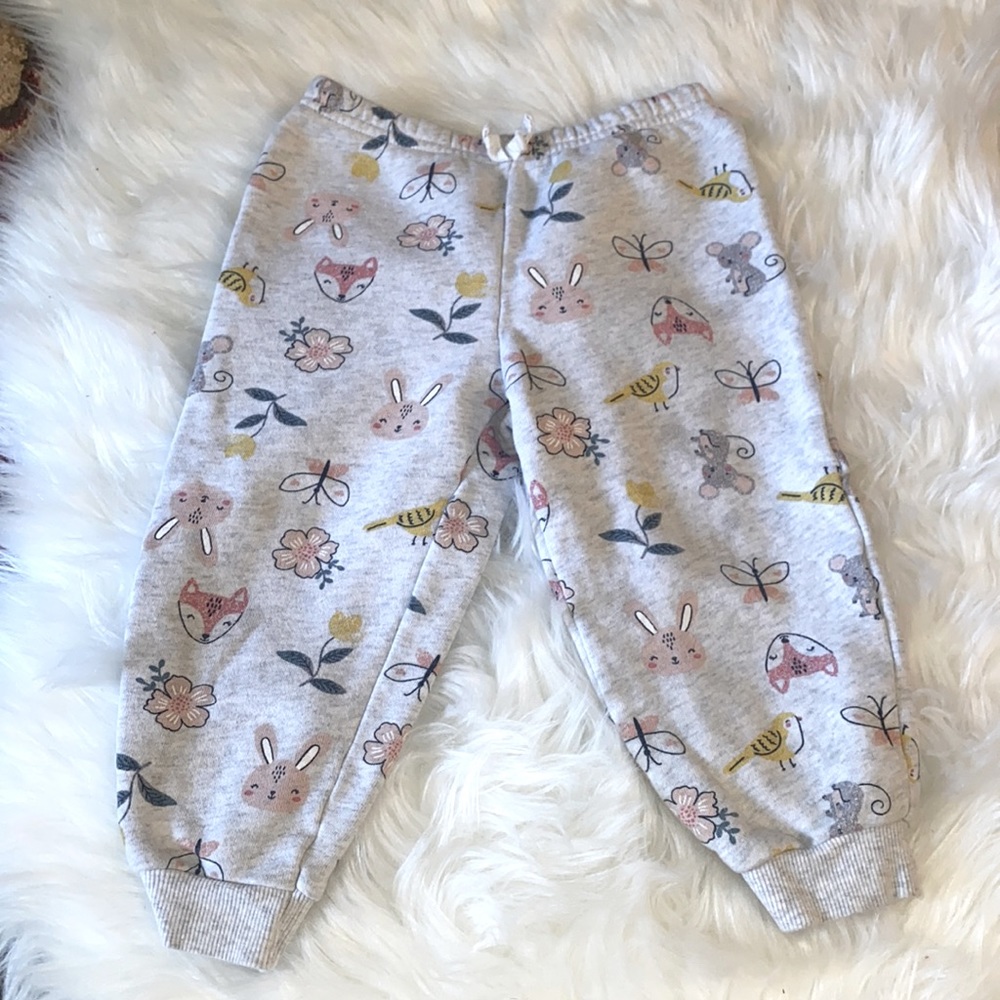 carter’s 24 month animal sweatpants in grey